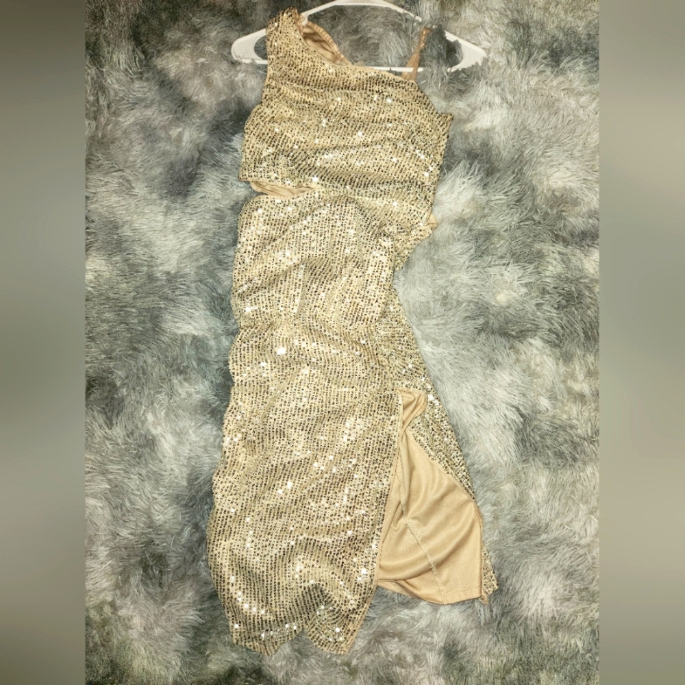 Sequin midi dress